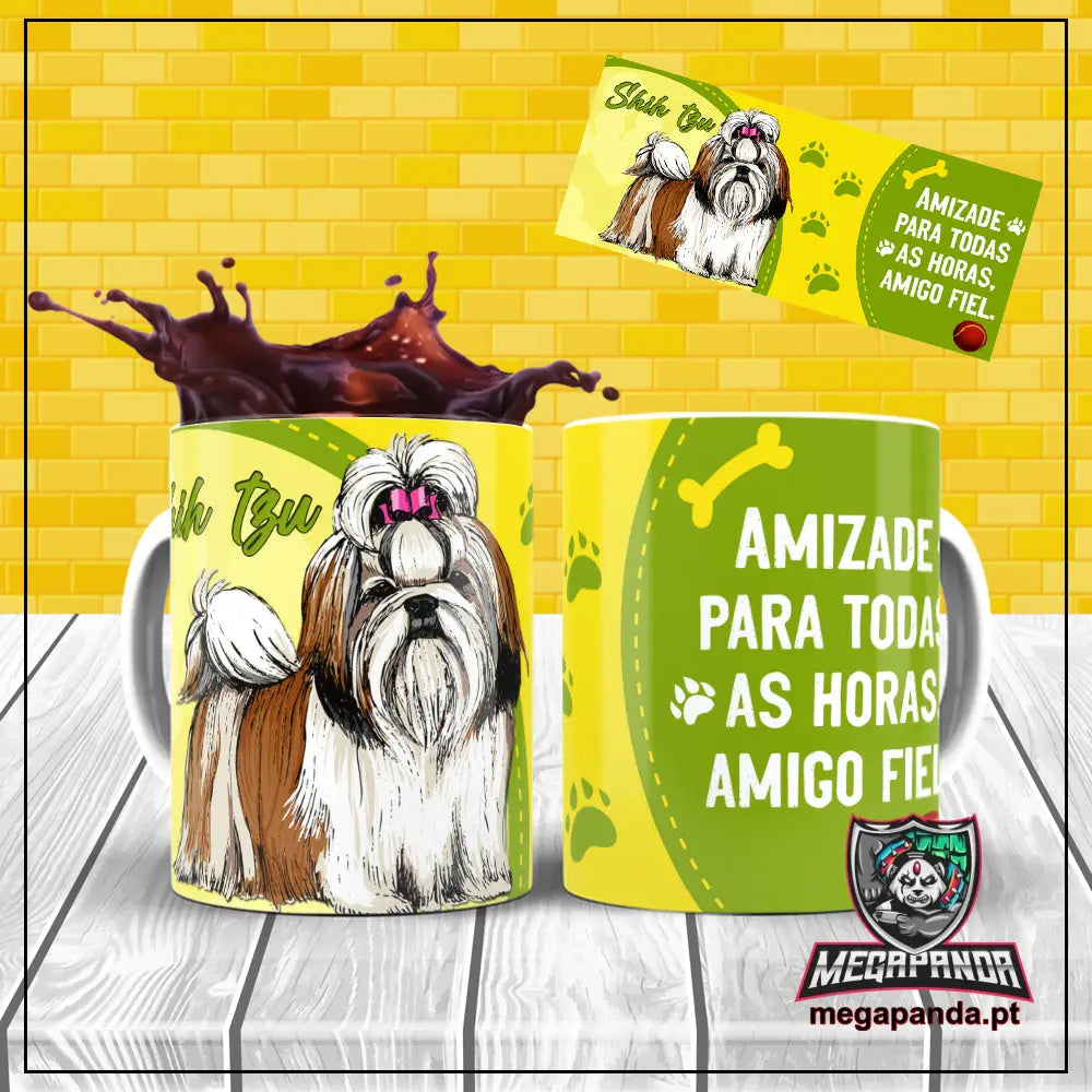 Caneca Amigo Fiel Shin Tzu Brindes