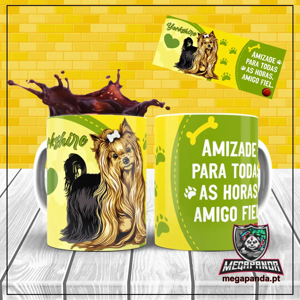 Caneca Amigo Fiel Yorshire Brindes