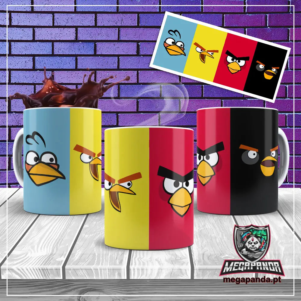 Caneca Angry Bird Brindes