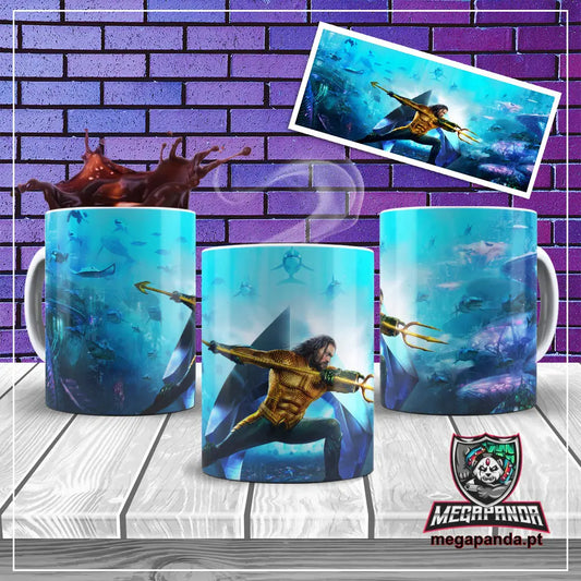 Caneca Aquaman Liga Da Justiça Brindes