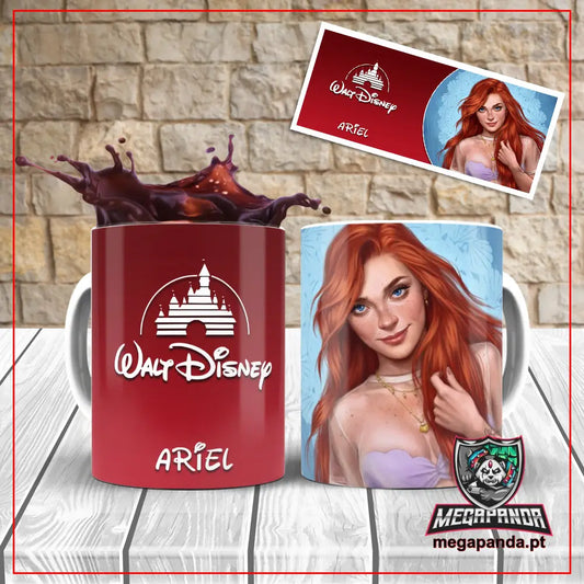 Caneca Ariel - Princesa De Moderna Brindes