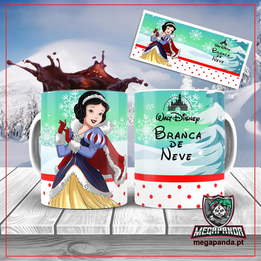 Caneca Branca De Neve - Princesa Inverno Brindes