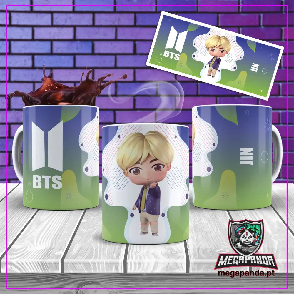 Caneca Bts Jin Brindes