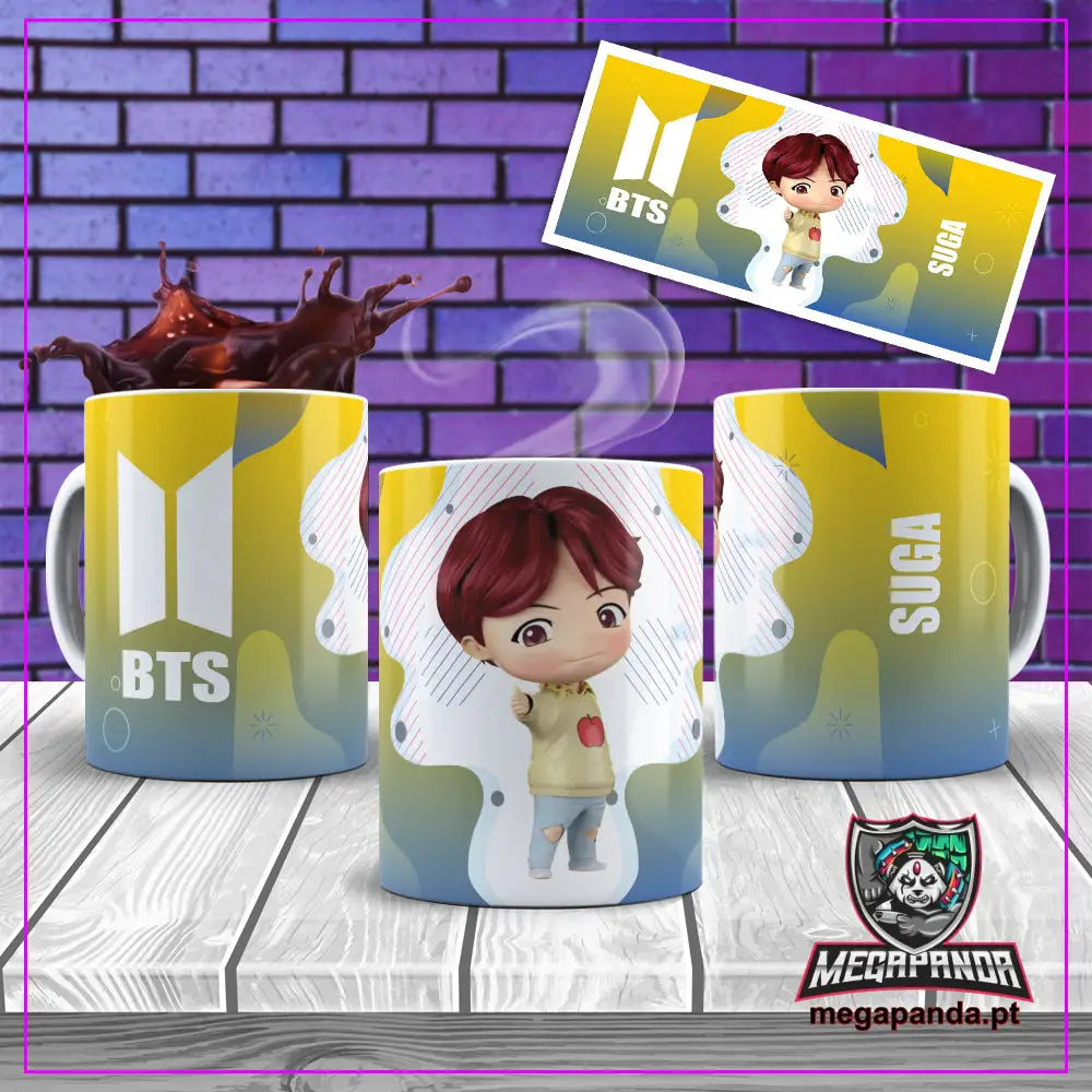 Caneca Bts Suga Brindes