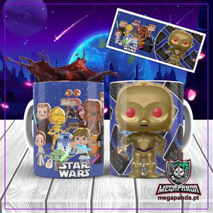 Caneca C-3PO Funko: Para Fãs de Star Wars e Colecionadores