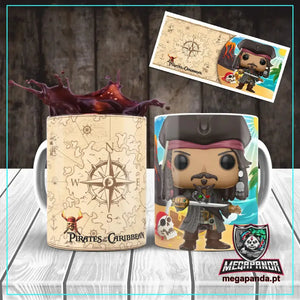 Taza Funko Capitán Jack Sparrow