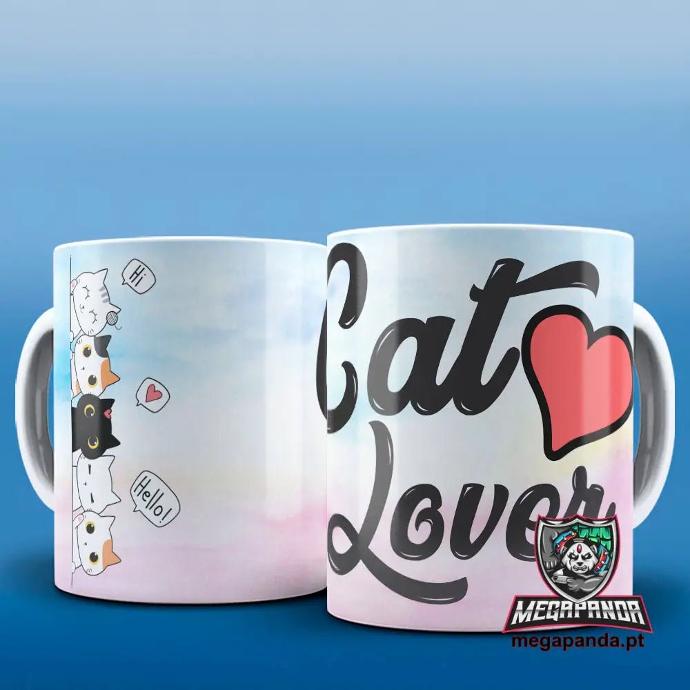 Caneca Cat Love Hi Hello Brindes