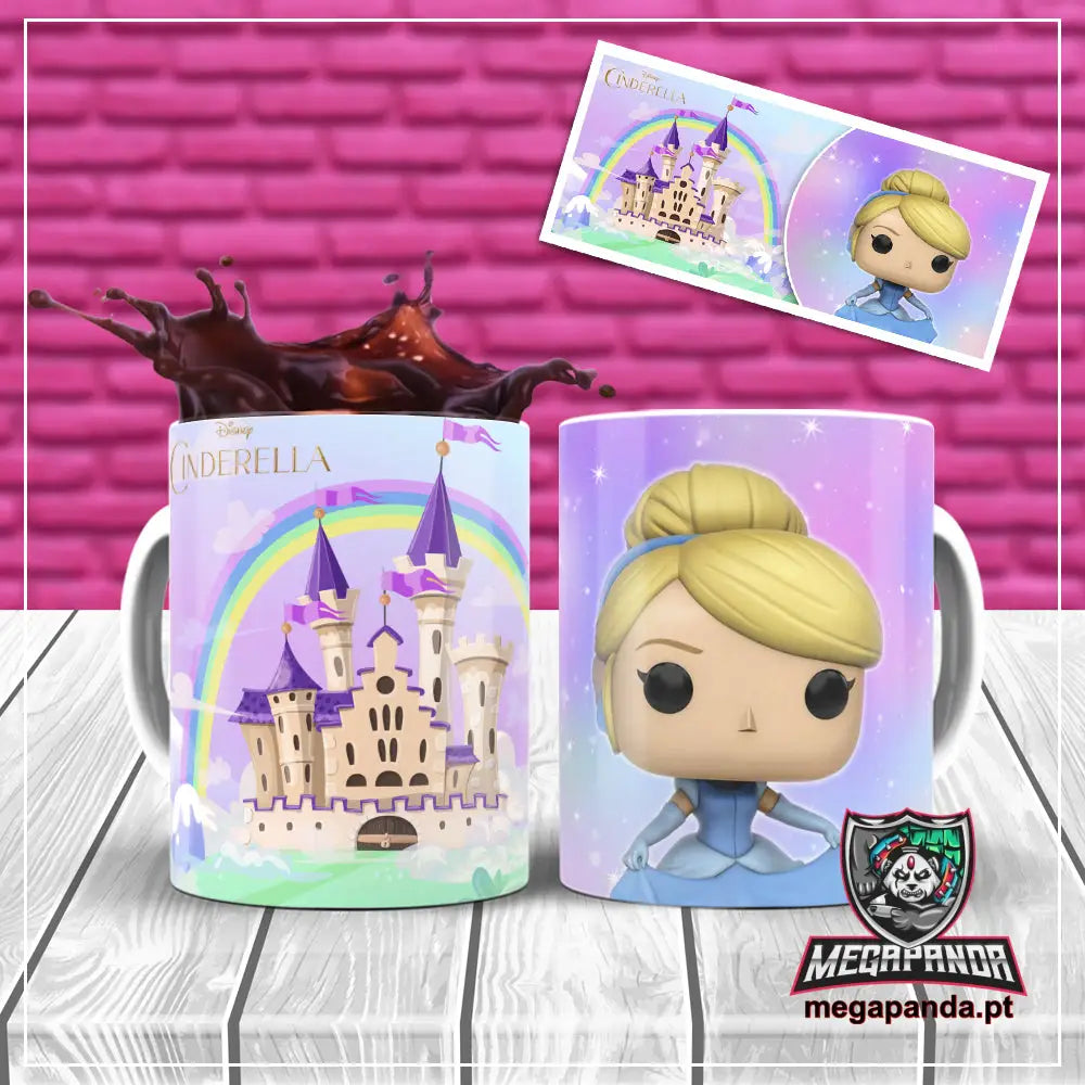 Caneca Cinderella Brindes