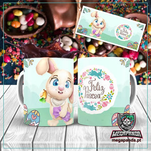 Taza Conejito de Pascua de zanahoria