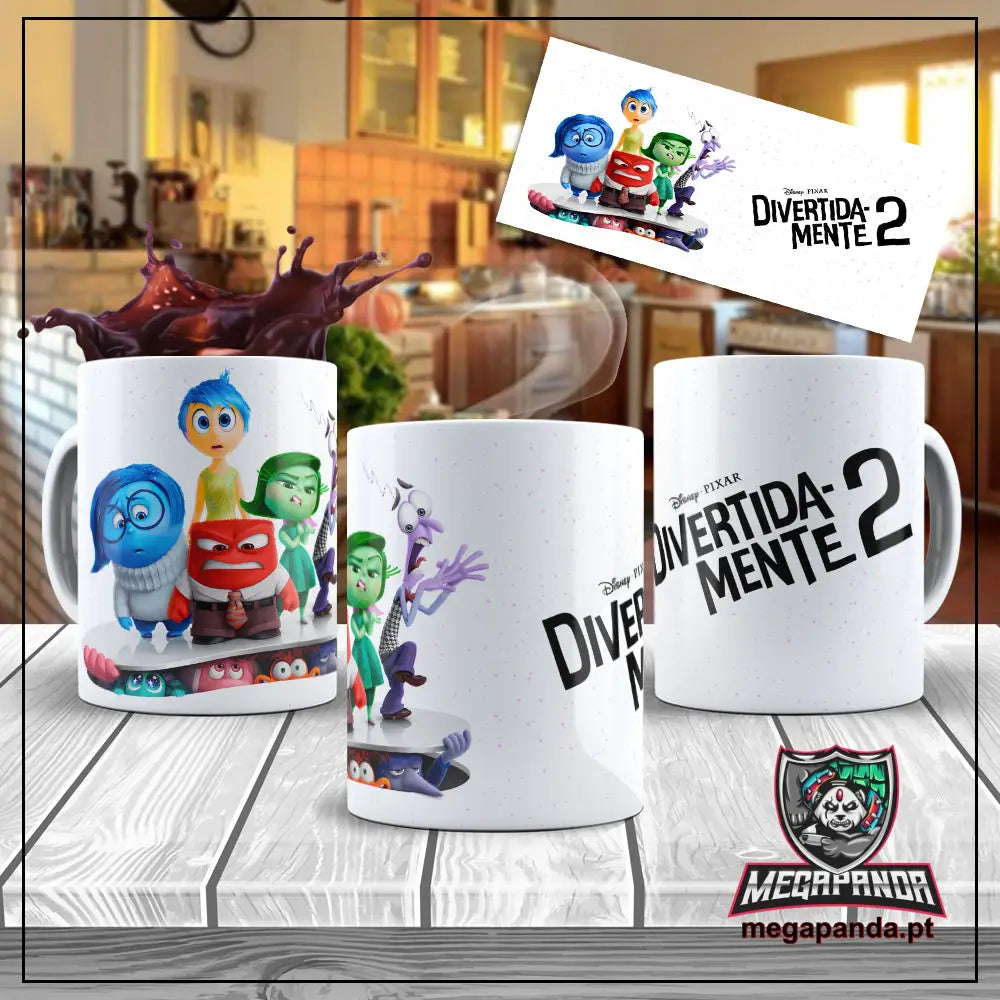 Caneca Divertidamente 2 Emoções Alegria Brindes