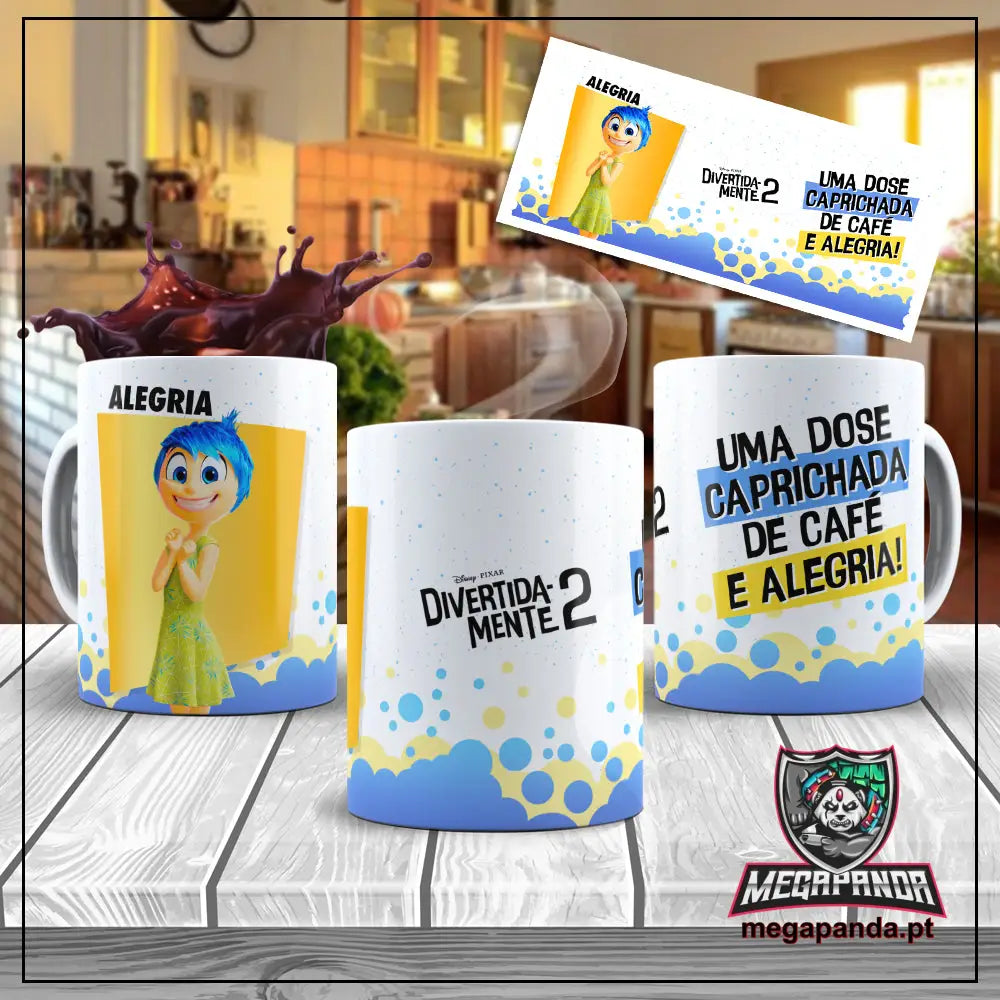 Caneca Divertidamente 2 Emoções