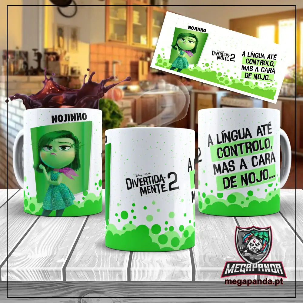 Caneca Divertidamente 2 Emoções Nojo Brindes