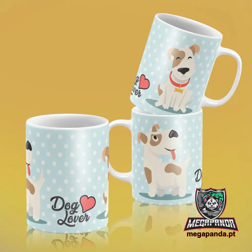 Caneca Dog Lover 2 Brindes