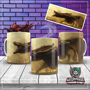 Caneca Dragão furioso