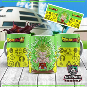 Caneca Dragon Ball Broly Chibi