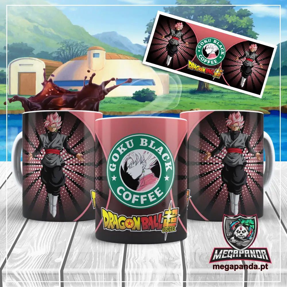 Caneca Dragon Ball Goku Black