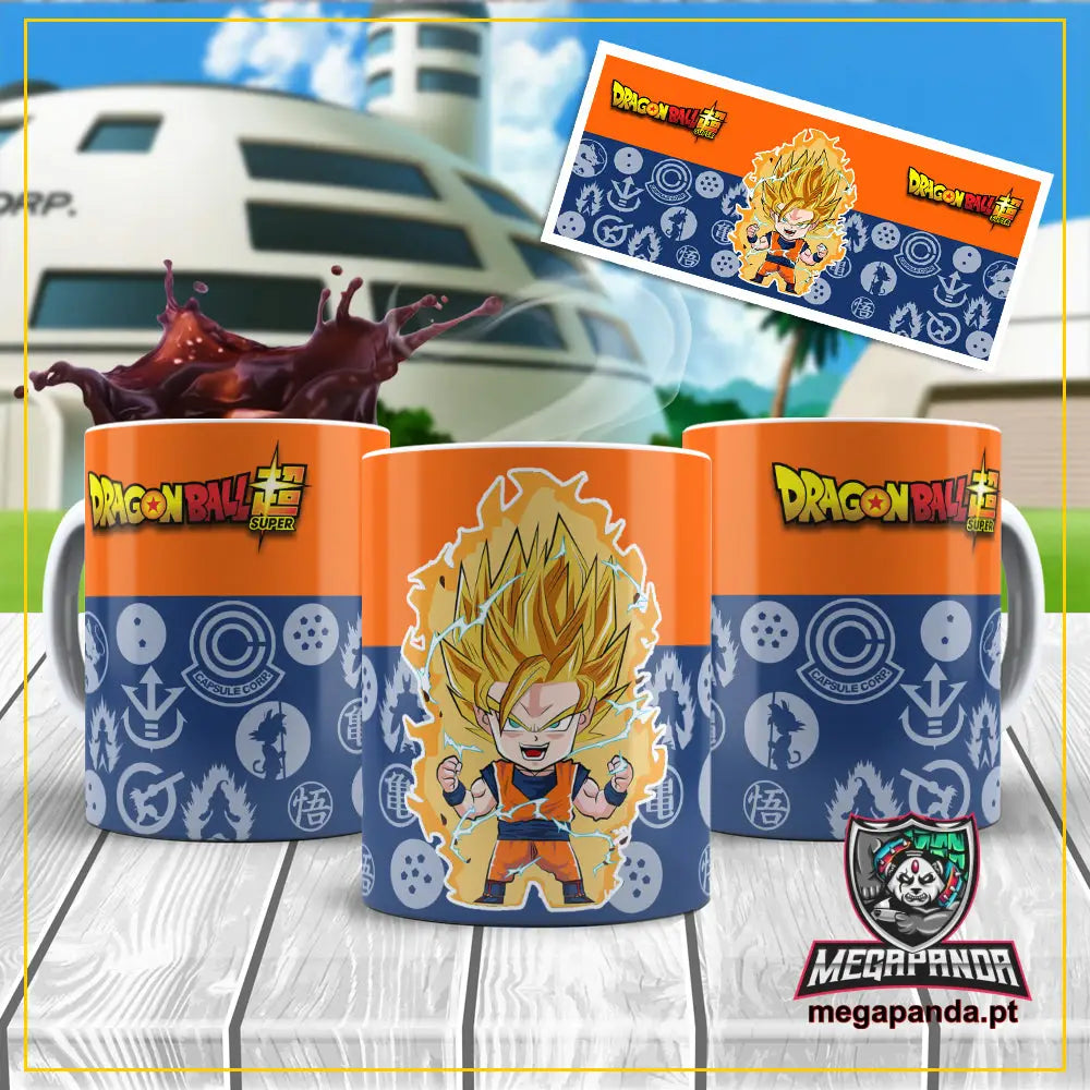 Caneca Dragon Ball Goku SS