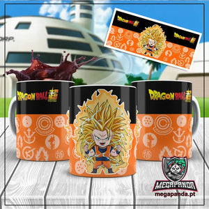 Caneca Dragon Ball Goku SS3