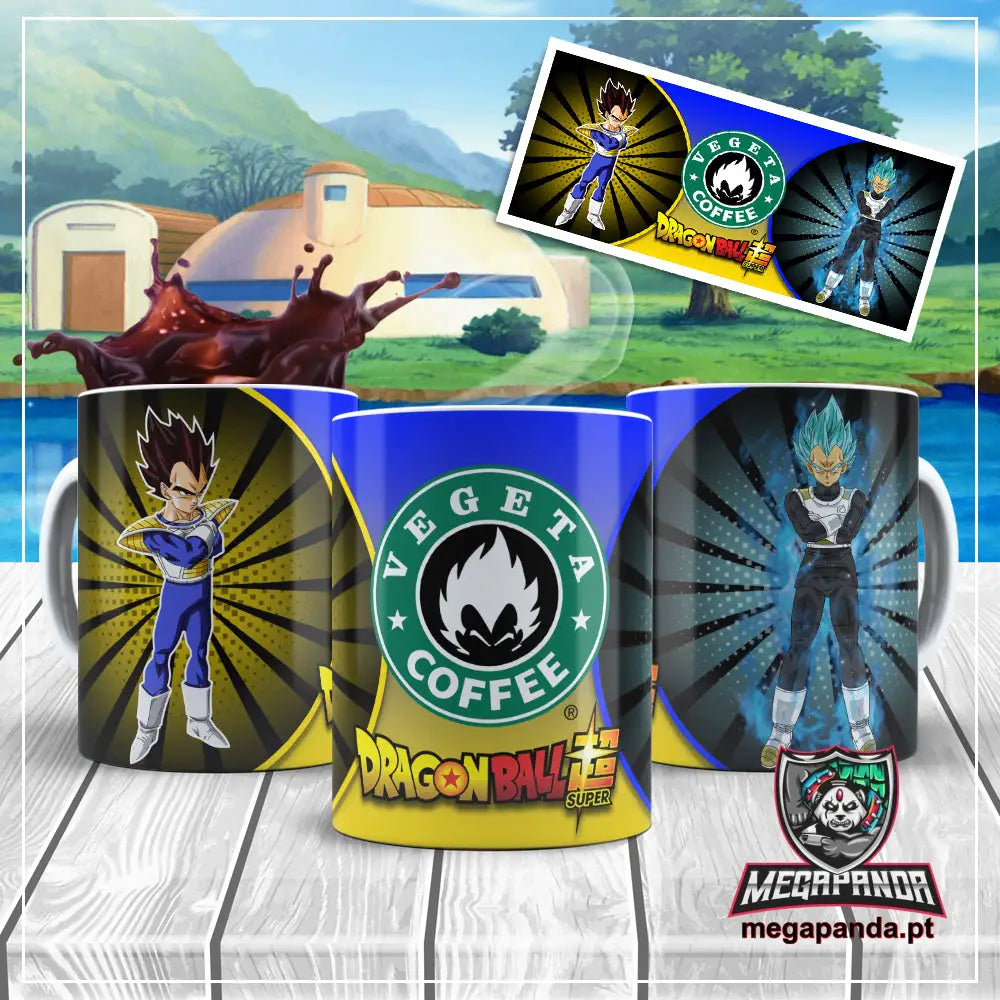 Caneca Dragon Ball Vegeta