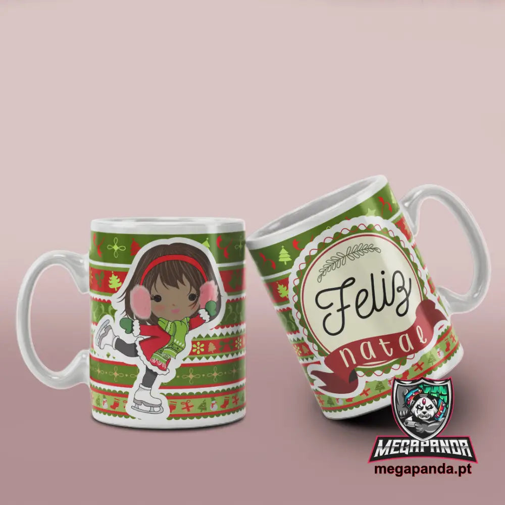 Caneca Feliz Natal 5 Brindes