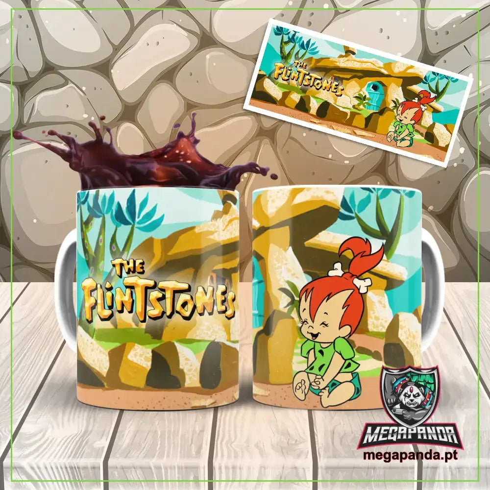 Caneca Flintstones Pebbles
