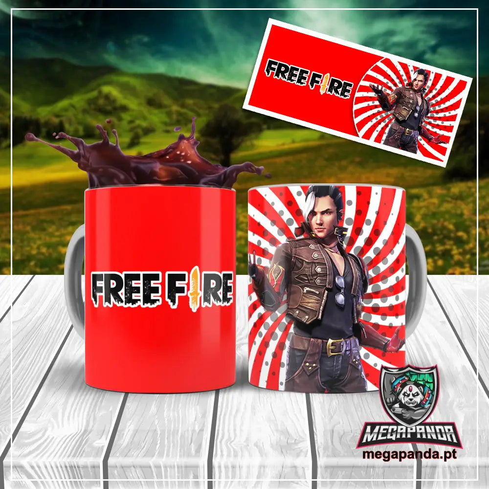 Caneca Free Fire Hayato Firebrand