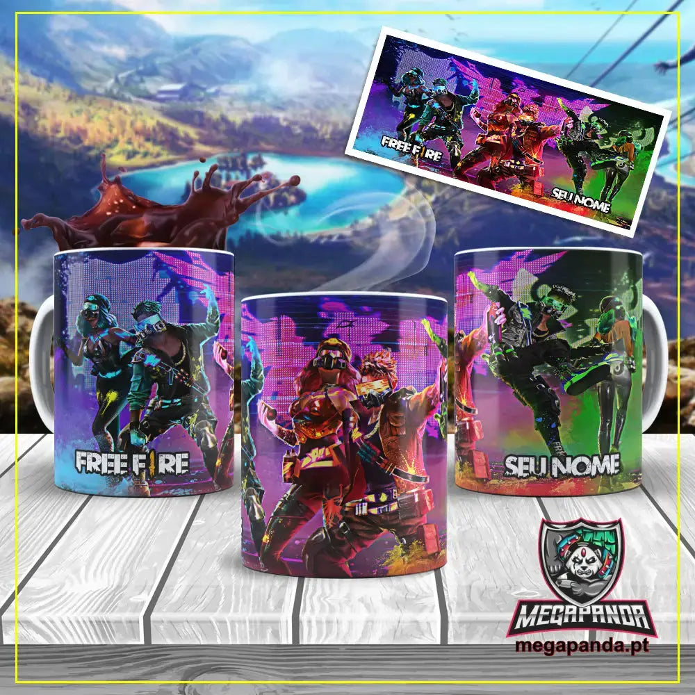 Caneca Free Fire Wallpaper 2021