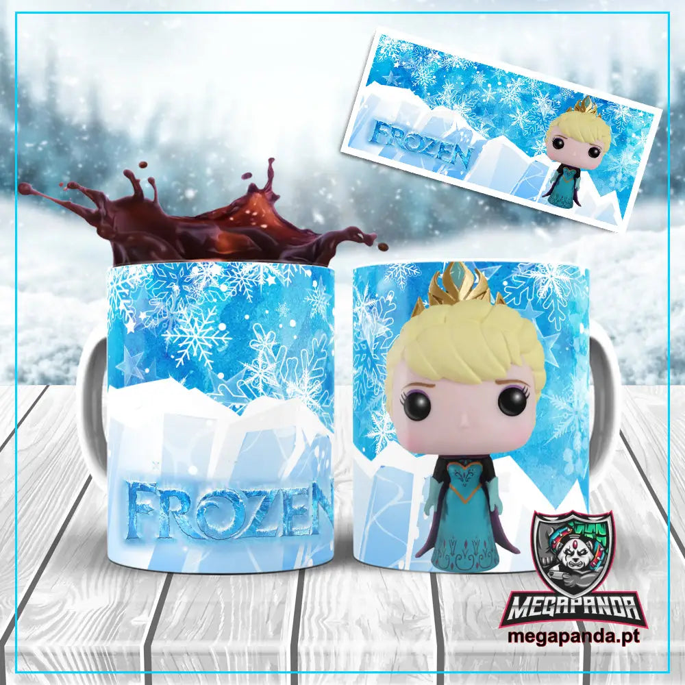 Caneca Frozen Elsa Rainha