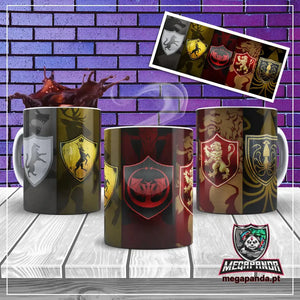 Caneca Game of Thrones  Brasões