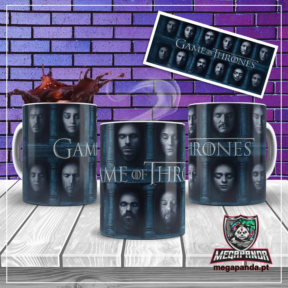 Caneca Game of Thrones  Wallpaper Rosto