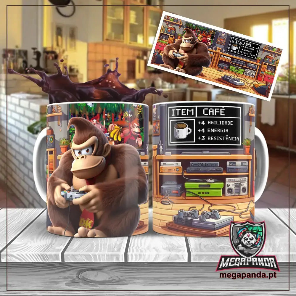 Caneca Gamer Personagens