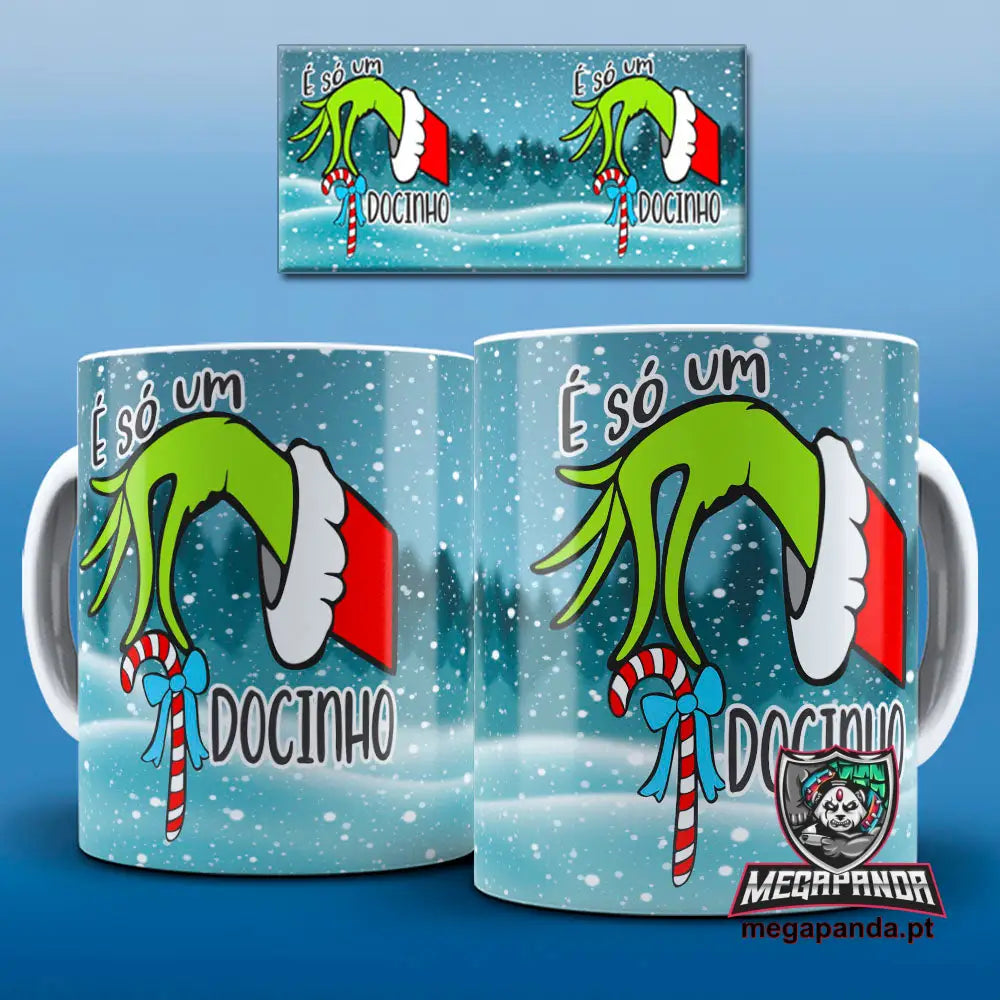 Caneca Grinch Docinho 2 Brindes