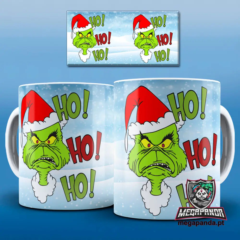 Caneca Grinch Hohoho 2 Brindes