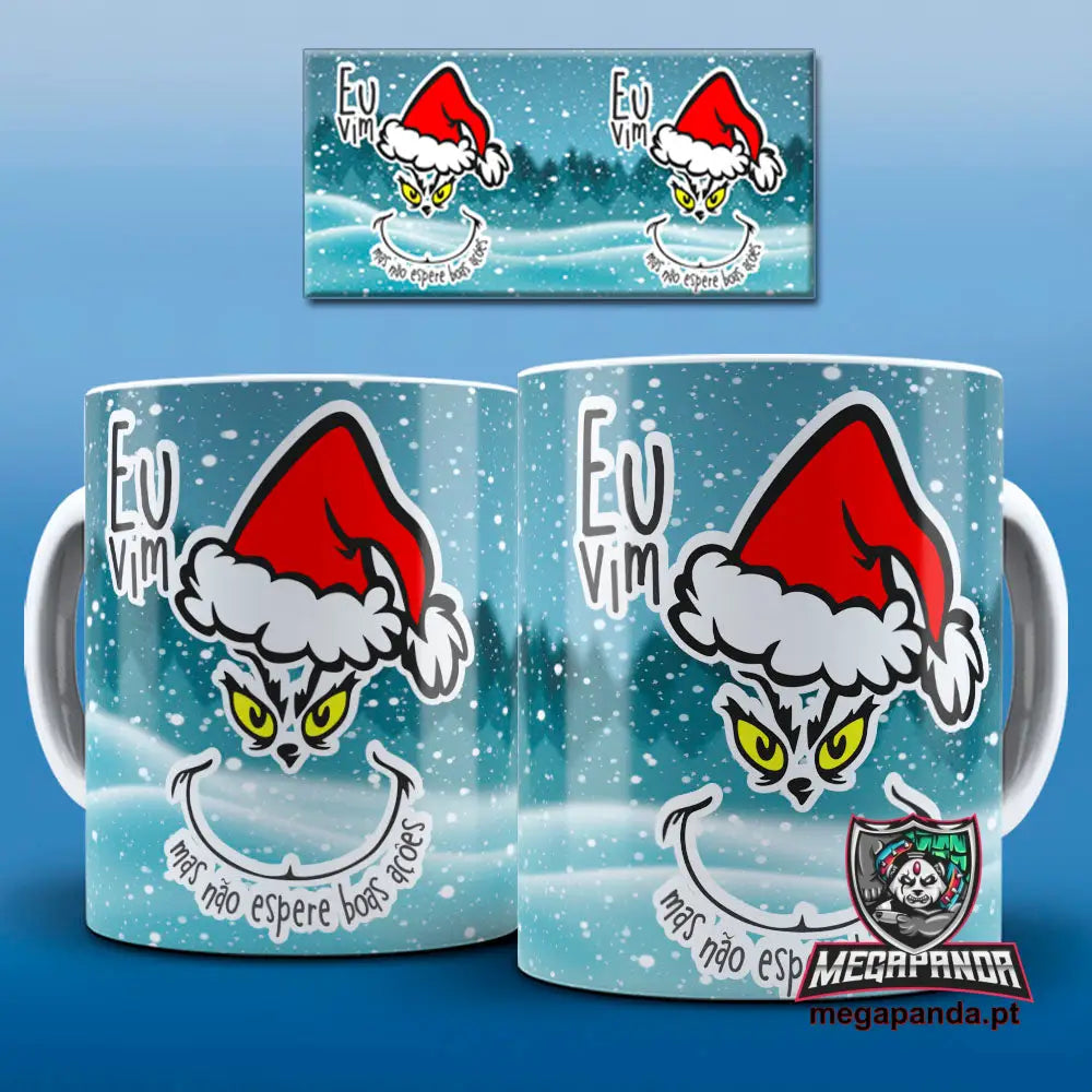 Caneca Grinch  Não espere boas acções 2