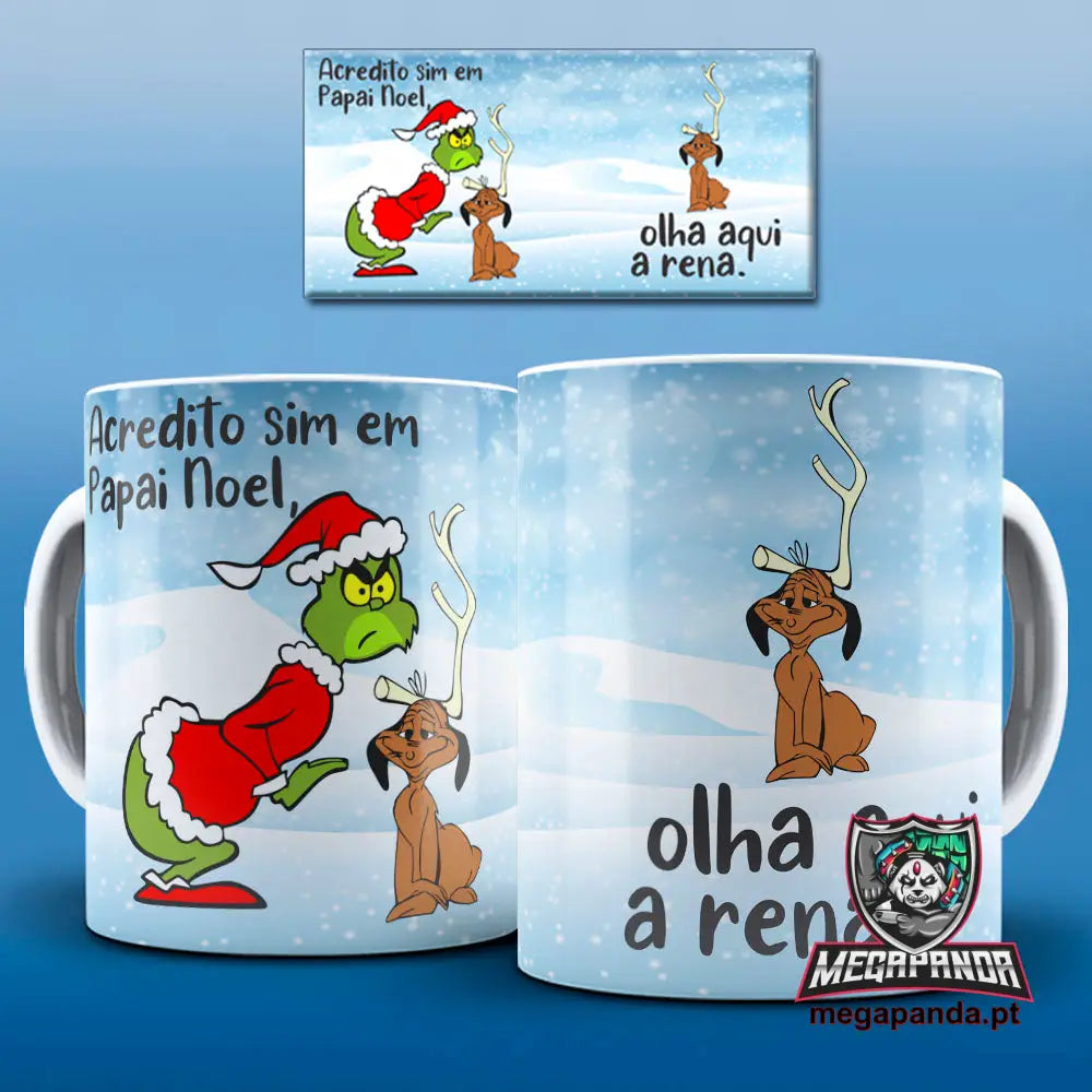 Taza Grinch Papá Noel