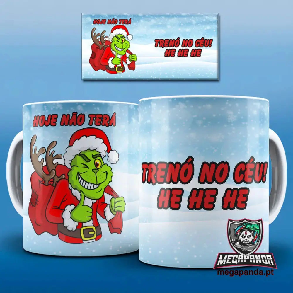 Caneca Grinch Trenó