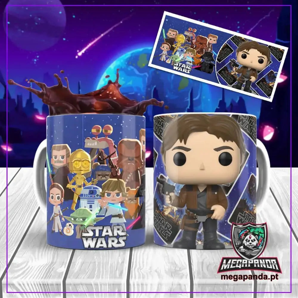 Caneca Han Solo Funko: Estilo e Diversão para Fãs de Star Wars