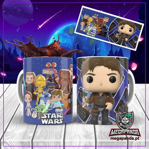 Caneca Han Solo Funko: Estilo e Diversão para Fãs de Star Wars