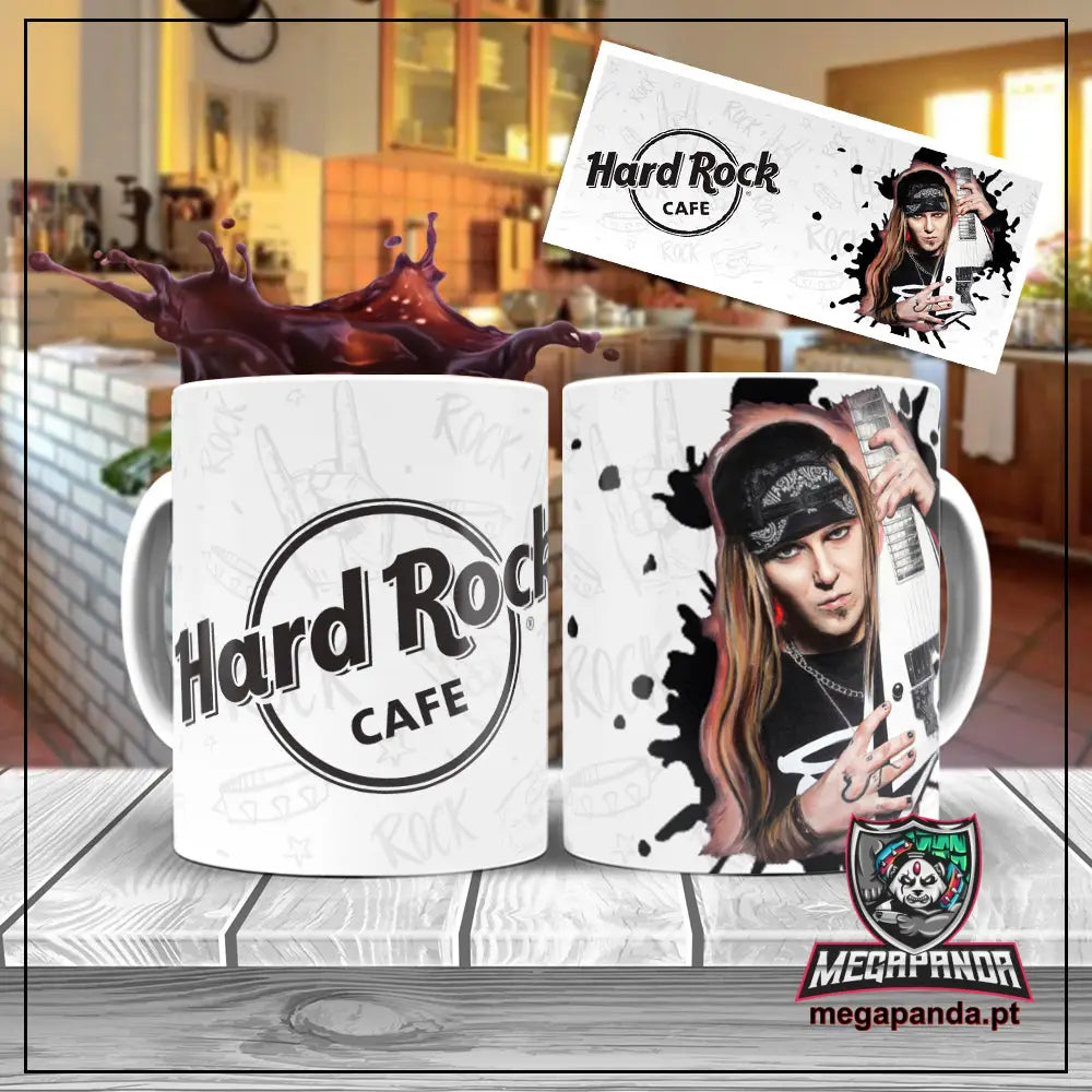 Caneca Hard Rock Alexi Laiho Brindes