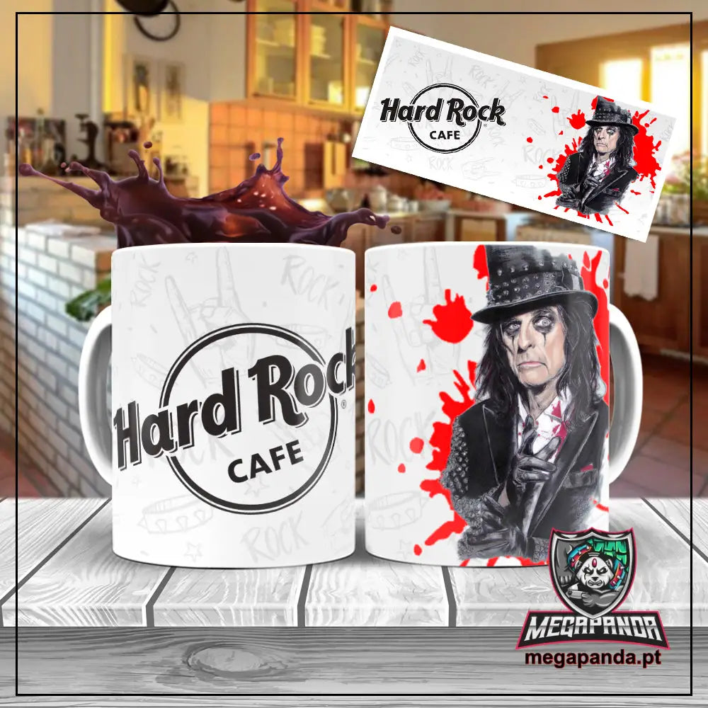 Caneca Hard Rock Alice Cooper Brindes