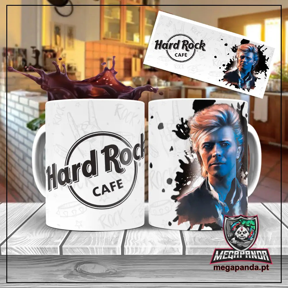 Caneca Hard Rock David Bowie Brindes