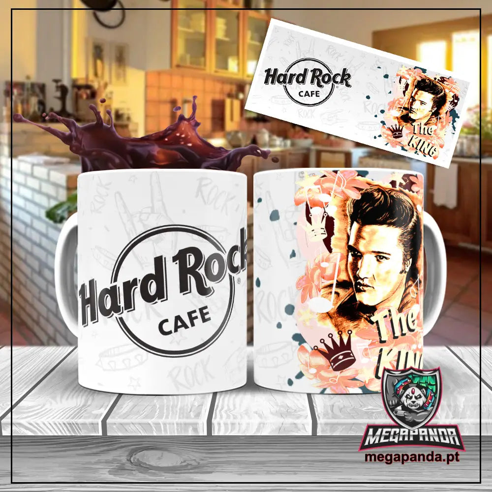 Caneca Hard Rock Elvis Mercury Brindes