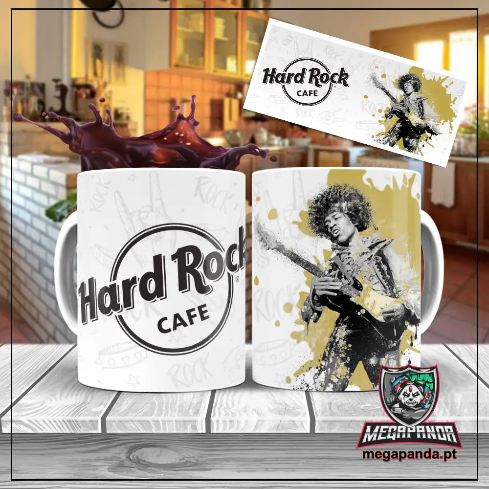 Caneca Hard Rock Jimi Hendrix Brindes