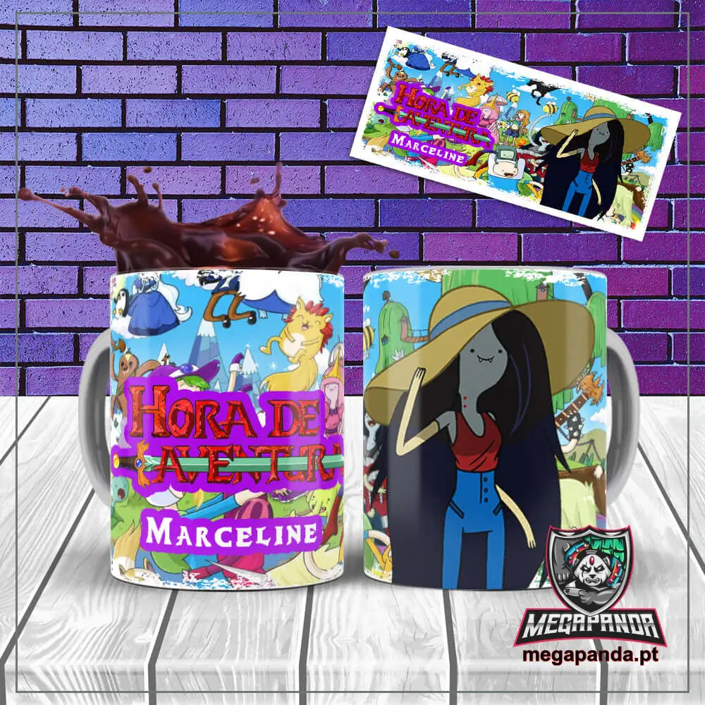 Caneca Hora De Aventura Marceline Brindes