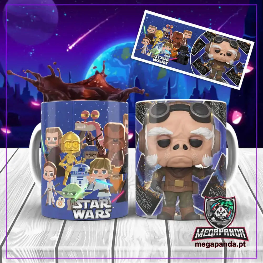 Caneca Kuiil Funko: A Sabedoria e Tradição de Star Wars em Suas Mãos