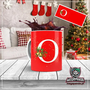 Taza con letras de búho