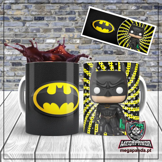 Caneca Liga Da Justiça Batman Funko Brindes