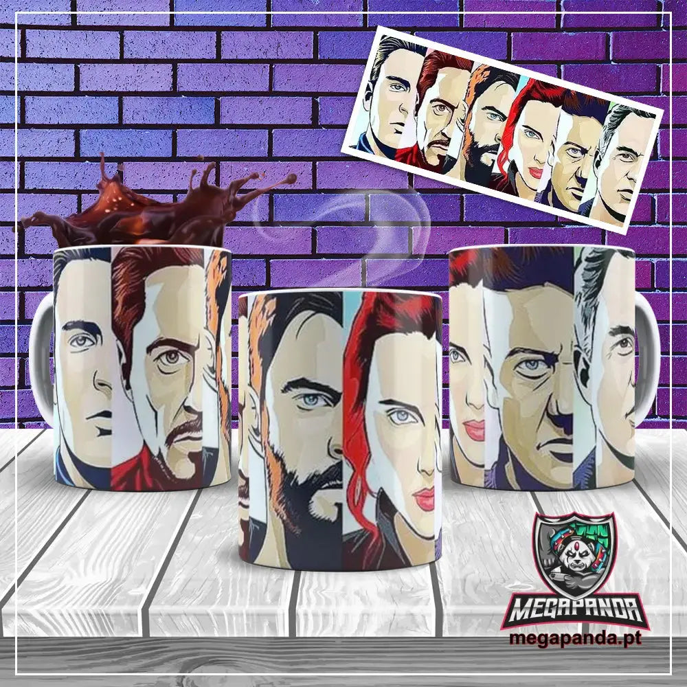 Caneca Liga da Justiça Rosto