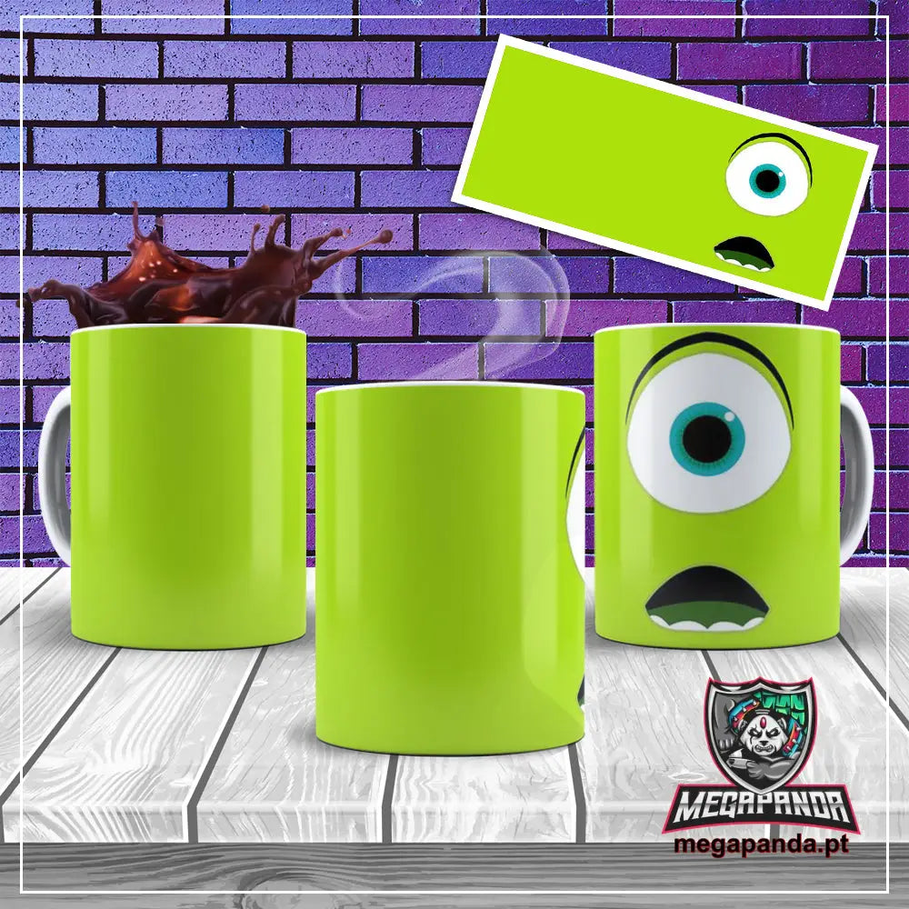 Caneca Monstros S.a Mike Warowski 2 Brindes