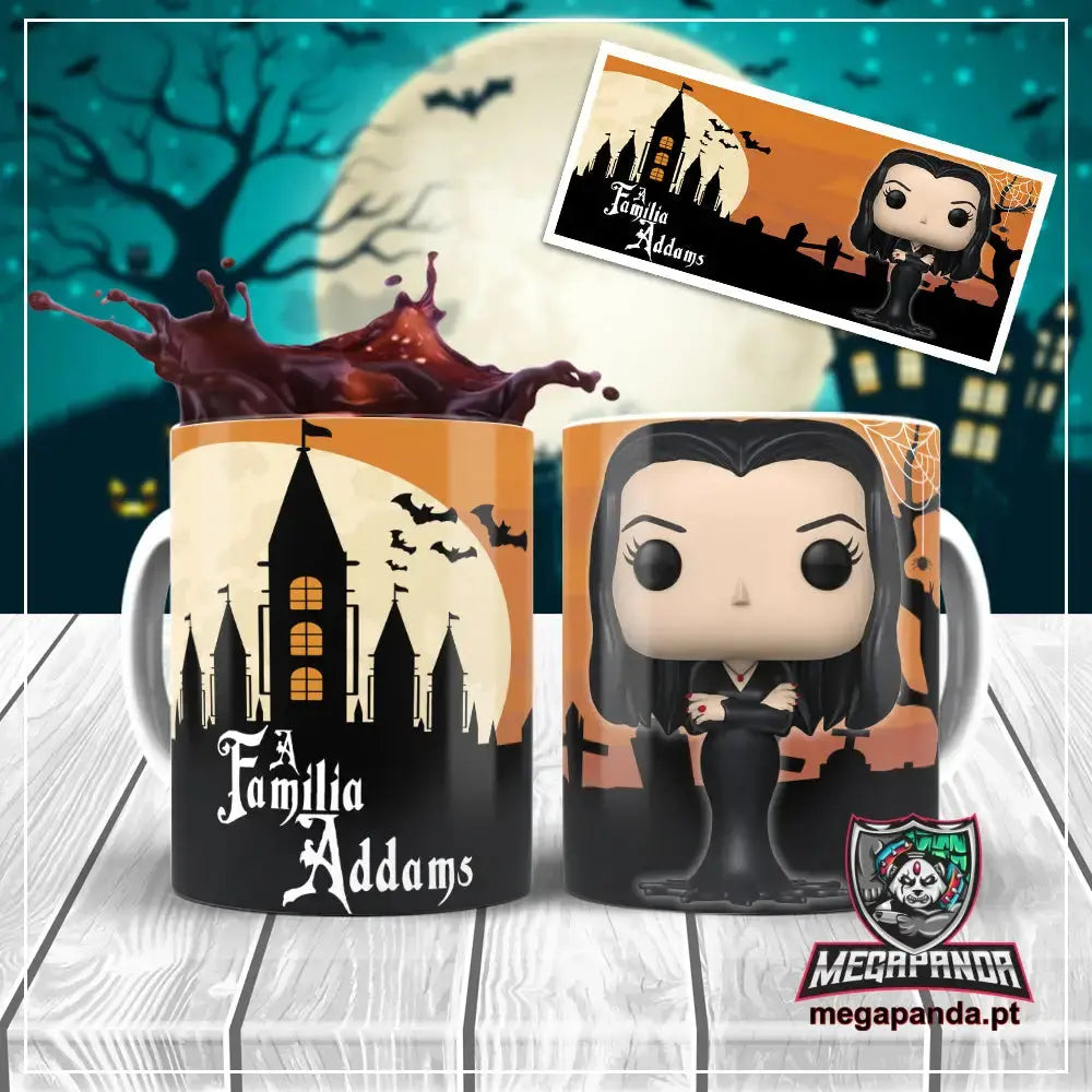 Caneca  Mortícia Addams Funko